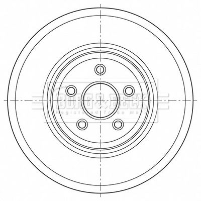 BORG & BECK Тормозной диск BBD6054S